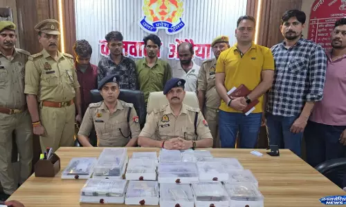 Bidhuna  में पुलिस का एक्शन, चोरी के गिरोह से मुठभेड़ में दो घायल और चार गिरफ्तार