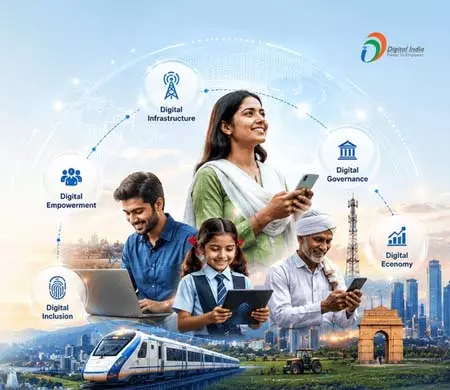 डिजिटल इंडिया पहल विकसित और आत्मनिर्भर भारत की सशक्त नींव: प्रधानमंत्री मोदी डिजिटल इंडिया पहल विकसित और आत्मनिर्भर भारत की सशक्त नींव: प्रधानमंत्री मोदी