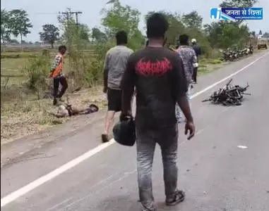 नेशनल हाईवे 130 में बाइक सवार की मौत नेशनल हाईवे 130 में बाइक सवार की मौत