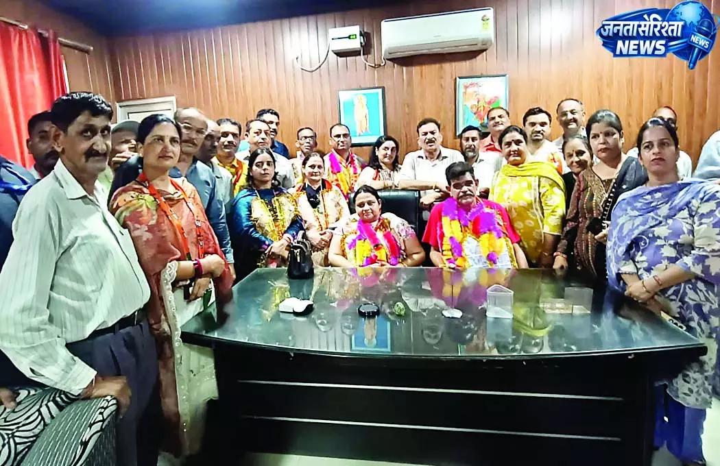 नालागढ़ नगर परिषद पर भाजपा का कब्जा, अलका अध्यक्ष, राजेश उपाध्यक्ष नालागढ़ नगर परिषद पर भाजपा का कब्जा, अलका अध्यक्ष, राजेश उपाध्यक्ष