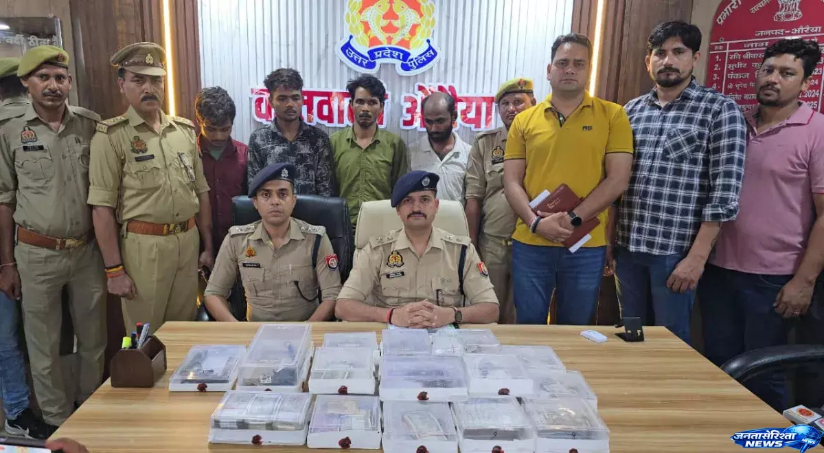 Bidhuna में पुलिस का एक्शन, चोरी के गिरोह से मुठभेड़ में दो घायल और चार गिरफ्तार