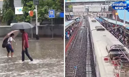मुंबई में भारी बारिश से जनजीवन प्रभावित, कई इलाकों में जलभराव और ट्रैफिक जाम