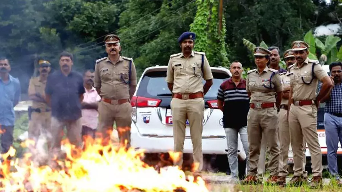 kerala : जब्त ड्रग्स के लिए VIP सुरक्षा; नष्ट करने तक पुलिस का कड़ा पहरा