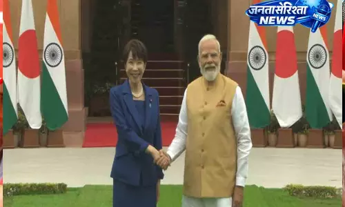 PM मोदी और जापानी समकक्ष ताकाइची ने हैदराबाद हाउस में बातचीत की PM मोदी और जापानी समकक्ष ताकाइची ने हैदराबाद हाउस में बातचीत की