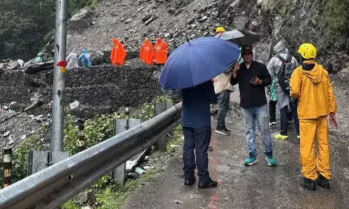 Rudraprayag: सोनप्रयाग-मुनकटिया के पास भूस्खलन, केदारनाथ पैदल मार्ग बंद