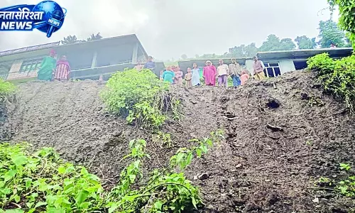 बारिश से सूरी पंचायत में तबाही, सहम गए ग्रामीण बारिश से सूरी पंचायत में तबाही, सहम गए ग्रामीण