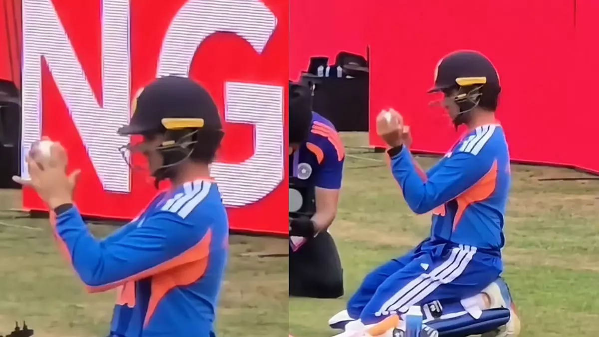 इंग्लैंड के खिलाफ T20I से पहले अभिषेक शर्मा का अनोखा विज़ुअलाइजेशन अभ्यास वायरल