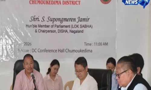विकास कार्यों का पूरा ब्योरा रखें: नागालैंड सांसद ने अधिकारियों को किया आगाह विकास कार्यों का पूरा ब्योरा रखें: नागालैंड सांसद ने अधिकारियों को किया आगाह