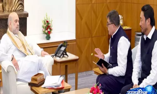 Sikkim के विकास और जनहित के मुद्दों पर बीजेपी प्रदेश अध्यक्ष ने अमित शाह से की मुलाकात
