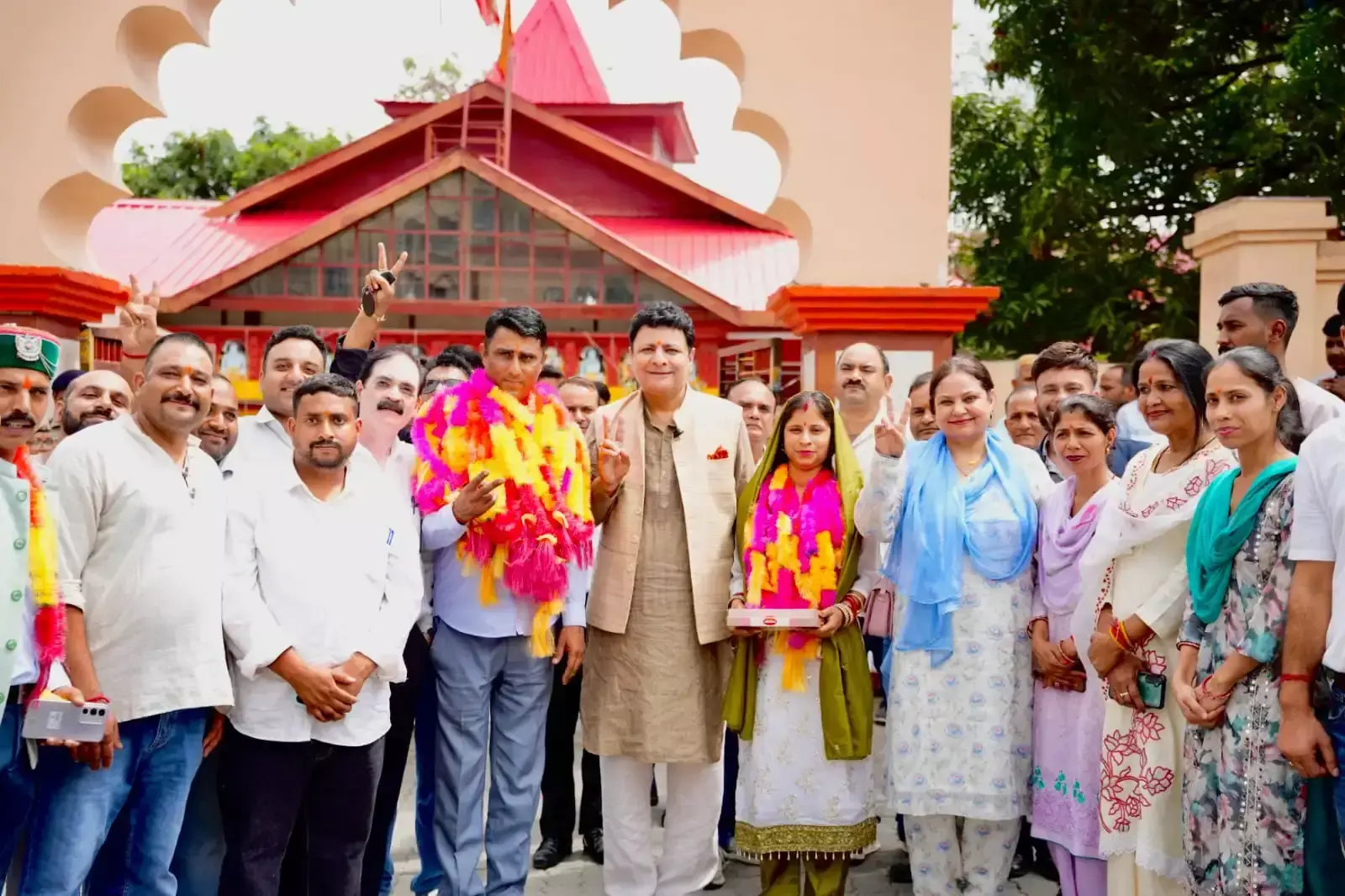 Dharamshala: भाजपा ने धर्मशाला पंचायत समिति में बनाई सत्ता, सरोज बनीं उपाध्यक्ष