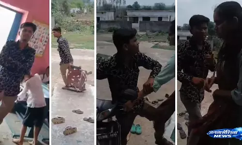 MP : स्कूल में घुसकर हंगामा और तोड़फोड़ MP : स्कूल में घुसकर हंगामा और तोड़फोड़