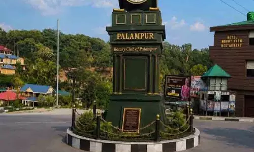 रोटरी क्लब ने Palampur शहर में ऐतिहासिक घंटाघर स्थापित किया