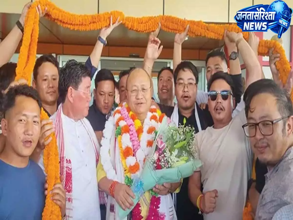 Itanagar में राज्य भाजपा ने तगाक का गर्मजोशी से किया स्वागत Itanagar में राज्य भाजपा ने तगाक का गर्मजोशी से किया स्वागत