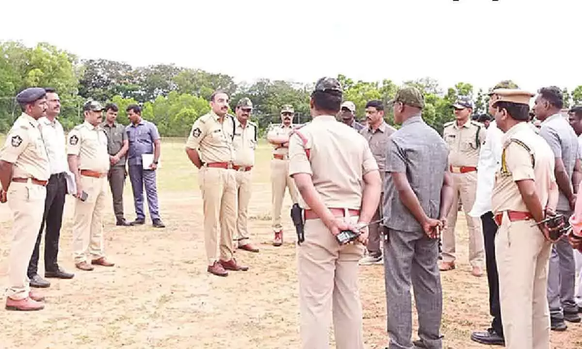 मुख्यमंत्री के कुप्पम दौरे से पहले काफिले का ट्रायल रन हुआ
