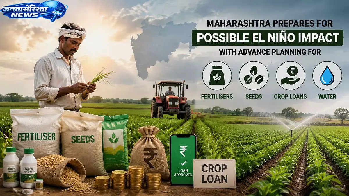 Maharashtra : एल नीनो के असर से निपटने के लिए खरीफ सीजन की पूरी तैयारी Maharashtra : एल नीनो के असर से निपटने के लिए खरीफ सीजन की पूरी तैयारी