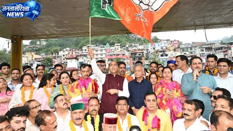 जयराम ठाकुर का दावा, चुनावी नतीजों से सरकार के पैरों तले खिसकी जमीन जयराम ठाकुर का दावा, चुनावी नतीजों से सरकार के पैरों तले खिसकी जमीन