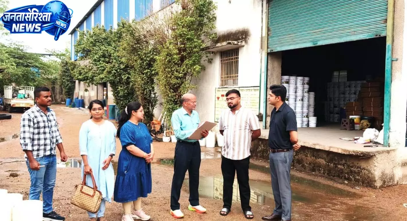 संयुक्त टीम द्वारा औद्योगिक इकाइयों का औचक निरीक्षण संयुक्त टीम द्वारा औद्योगिक इकाइयों का औचक निरीक्षण