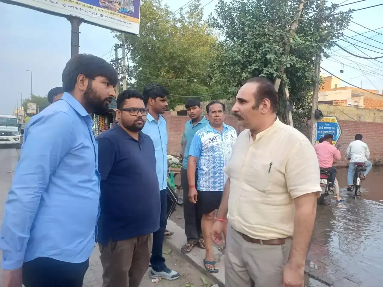 Palwal: बारिश के बाद पलवल में प्रशासन अलर्ट, डीसी ने किया मौके का निरीक्षण