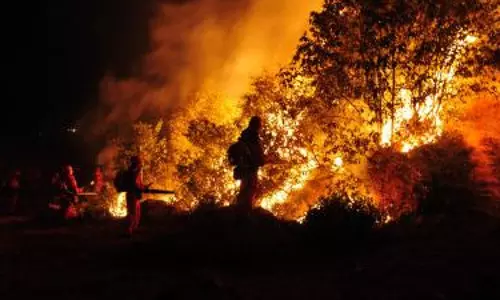 स्पेन में जंगल में लगी आग, 2,300 हेक्टेयर जमीन जलकर खाक स्पेन में जंगल में लगी आग, 2,300 हेक्टेयर जमीन जलकर खाक