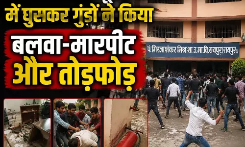 गिरजाशंकर स्कूल परिसर में घुसकर गुंडों ने किया बलवा-मारपीट और तोड़फोड़ गिरजाशंकर स्कूल परिसर में घुसकर गुंडों ने किया बलवा-मारपीट और तोड़फोड़