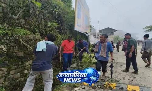 Nagaland: नोक्लाक में चला सफाई अभियान Nagaland: नोक्लाक में चला सफाई अभियान