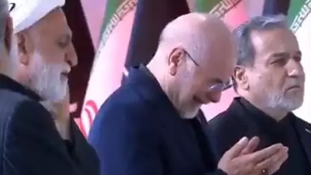Khamenei farewell: ईरानी स्पीकर ग़ालिबफ और विदेश मंत्री अरागची रो पड़े Khamenei farewell: ईरानी स्पीकर ग़ालिबफ और विदेश मंत्री अरागची रो पड़े
