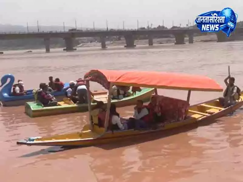 Jammu अमरनाथ यात्रा के बीच तवी रिवरफ्रंट बोटिंग शुरू Jammu अमरनाथ यात्रा के बीच तवी रिवरफ्रंट बोटिंग शुरू
