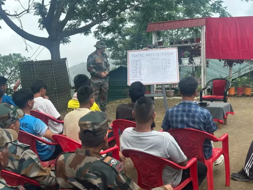AR ने सड़क सुरक्षा, टीबी जागरूकता कार्यक्रम आयोजित किया AR ने सड़क सुरक्षा, टीबी जागरूकता कार्यक्रम आयोजित किया