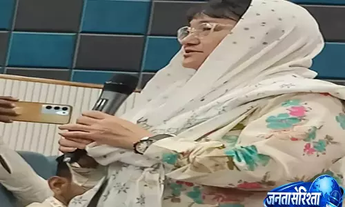 JAMUHAR: अंतर्राष्ट्रीय सम्मेलन में ऐनी तलोह के भाषण ने तालियाँ बटोरीं