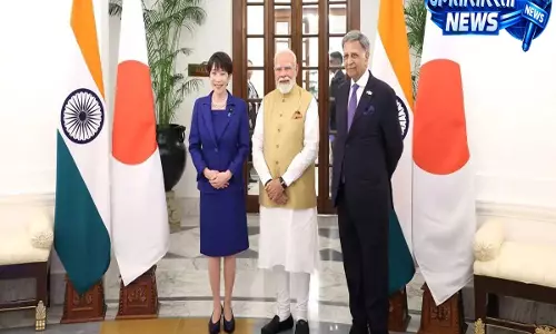 भारत-जापान सहयोग को मिलेगा नया आयाम, बाबा कल्याणी की पीएम मोदी और पीएम ताकाची से अहम मुलाकात भारत-जापान सहयोग को मिलेगा नया आयाम, बाबा कल्याणी की पीएम मोदी और पीएम ताकाची से अहम मुलाकात