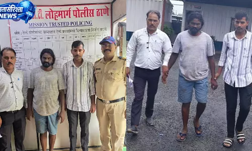 Mumbai : लोकल ट्रेन में यात्री को जान से मारने की धमकी देने वाला आरोपी 24 घंटे में गिरफ्तार Mumbai : लोकल ट्रेन में यात्री को जान से मारने की धमकी देने वाला आरोपी 24 घंटे में गिरफ्तार
