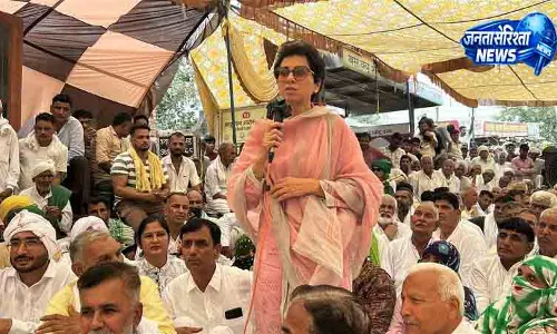 कुमारी शैलजा ने चानोट आंदोलन को दिया समर्थन कुमारी शैलजा ने चानोट आंदोलन को दिया समर्थन