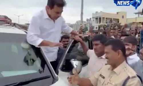 KTR ने कन्नेपल्ली पंप हाउस का दौरा कर परियोजना की स्थिति का लिया जायजा