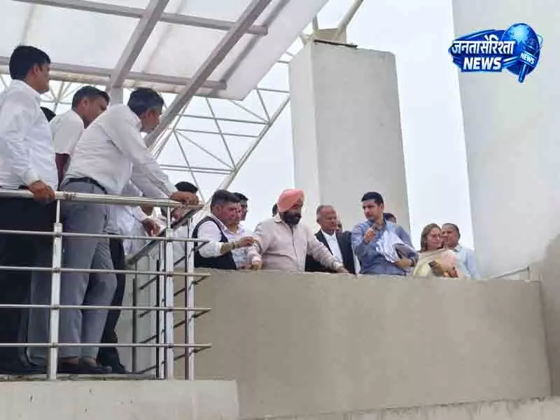 Gurugram टावर ऑफ जस्टिस का न्यायाधीशों ने किया निरीक्षण Gurugram टावर ऑफ जस्टिस का न्यायाधीशों ने किया निरीक्षण
