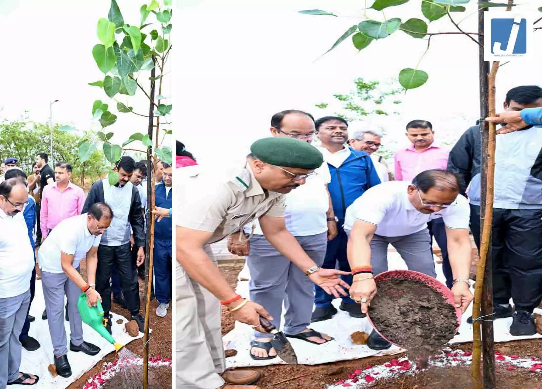 मुख्यमंत्री विष्णु देव साय ने 'एक पेड़ माँ के नाम' अभियान के तहत किया पौधारोपण