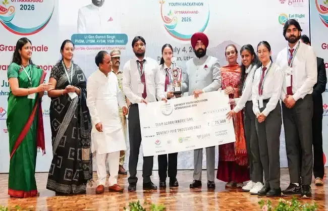 Dehradun: स्वस्थ और सुरक्षित खाद्य व्यवस्था में युवाओं की भूमिका अहम : राज्यपाल Dehradun: स्वस्थ और सुरक्षित खाद्य व्यवस्था में युवाओं की भूमिका अहम : राज्यपाल