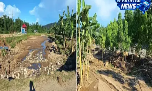 अचानक आई बाढ़ से रुक्सिन में भारी नुकसान, फिश पॉन्ड और एनिमल फार्म बर्बाद