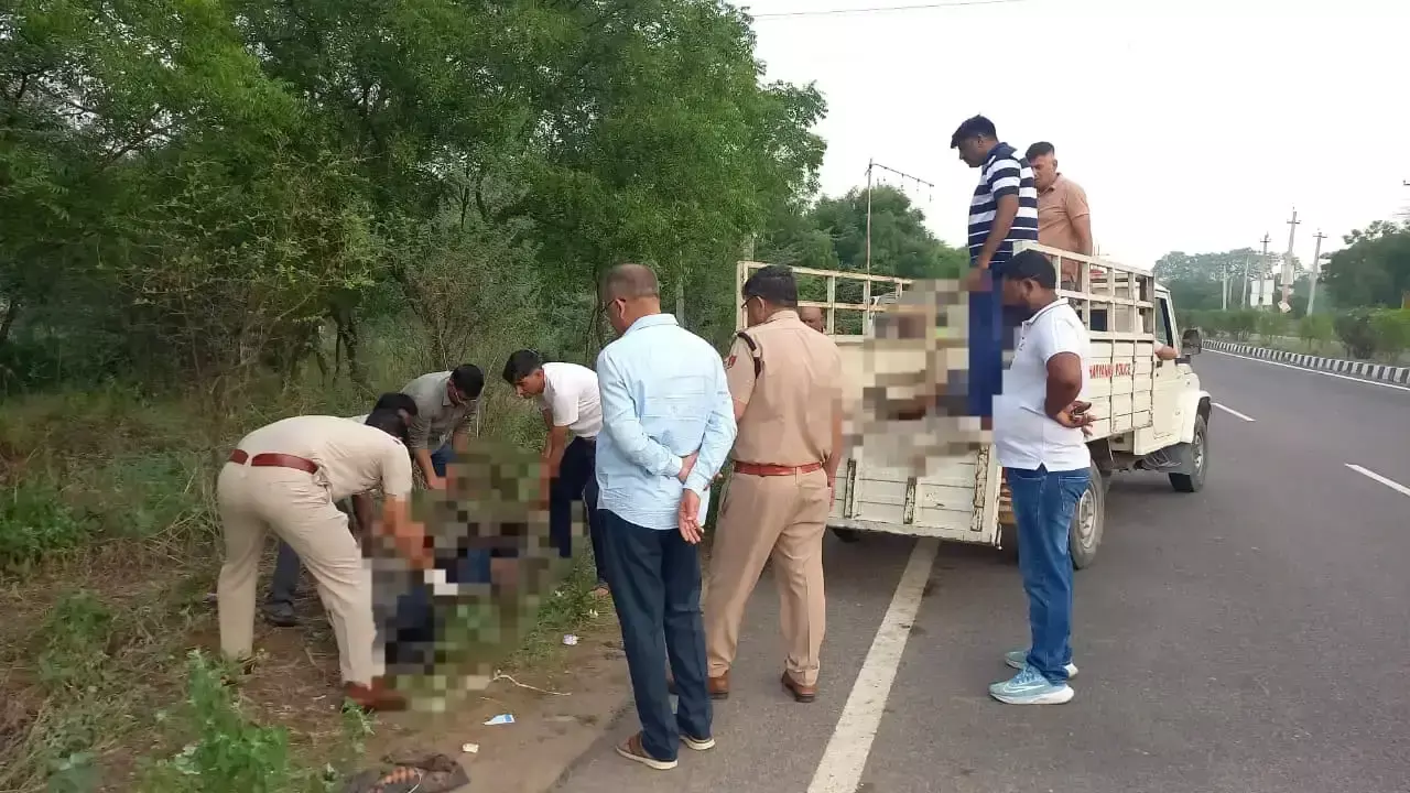 Chandigarh: झज्जर-गुरुग्राम मार्ग पर मिले शव, हत्या की संभावना से जांच तेज