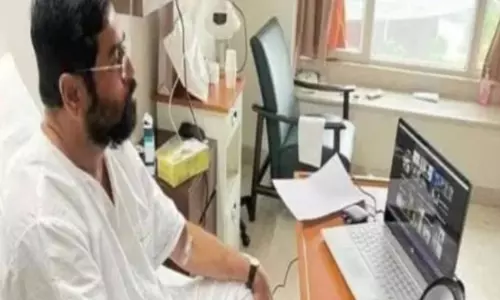 महाराष्ट्र में भारी बारिश: अस्पताल के बिस्तर से सीएम एकनाथ शिंदे ने ली बैठक महाराष्ट्र में भारी बारिश: अस्पताल के बिस्तर से सीएम एकनाथ शिंदे ने ली बैठक