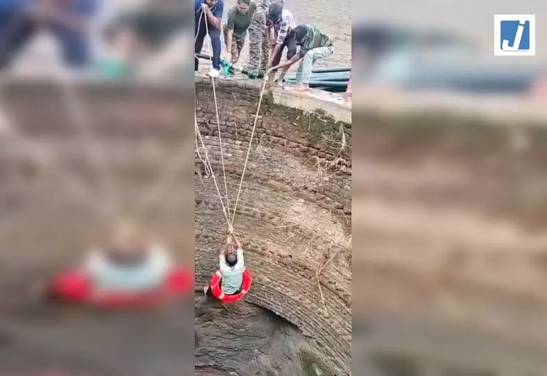 स्थानीय निवासी कुएं में गिरा, 18 घंटे तक फंसा रहा, फिर... स्थानीय निवासी कुएं में गिरा, 18 घंटे तक फंसा रहा, फिर...