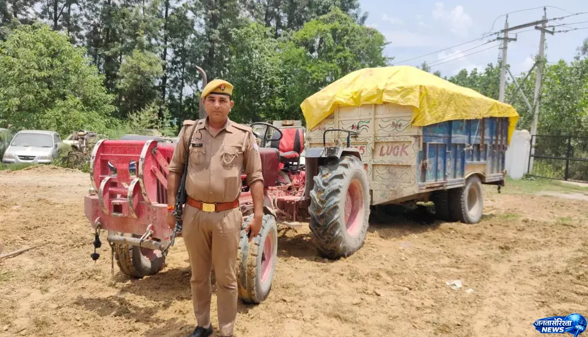 Mining माफियाओं पर शिकंजा, पुलिस ने वाहन किया सीज Mining माफियाओं पर शिकंजा, पुलिस ने वाहन किया सीज