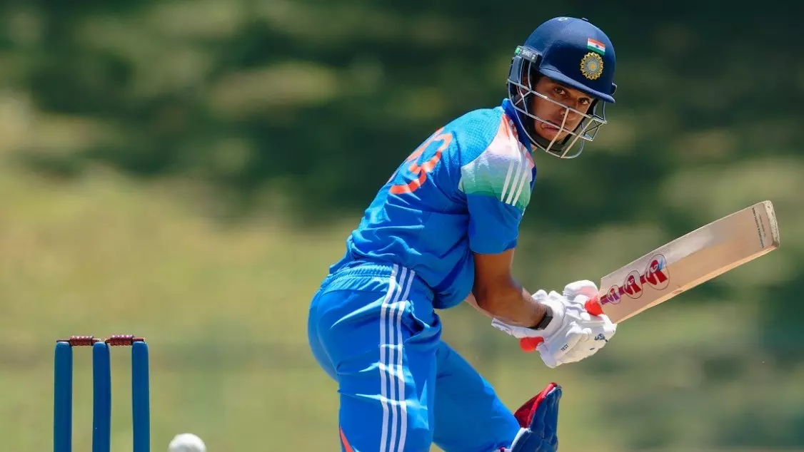 अन्वय द्रविड़ की 87 रनों की पारी: श्रीलंका के खिलाफ भारत U-19 ने बनाए 285 रन अन्वय द्रविड़ की 87 रनों की पारी: श्रीलंका के खिलाफ भारत U-19 ने बनाए 285 रन
