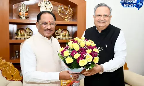 CM साय से मिले विधानसभा अध्यक्ष रमन सिंह