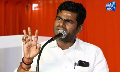 Annamalai said- TVK सरकार को दें एक साल का मौका Annamalai said- TVK सरकार को दें एक साल का मौका
