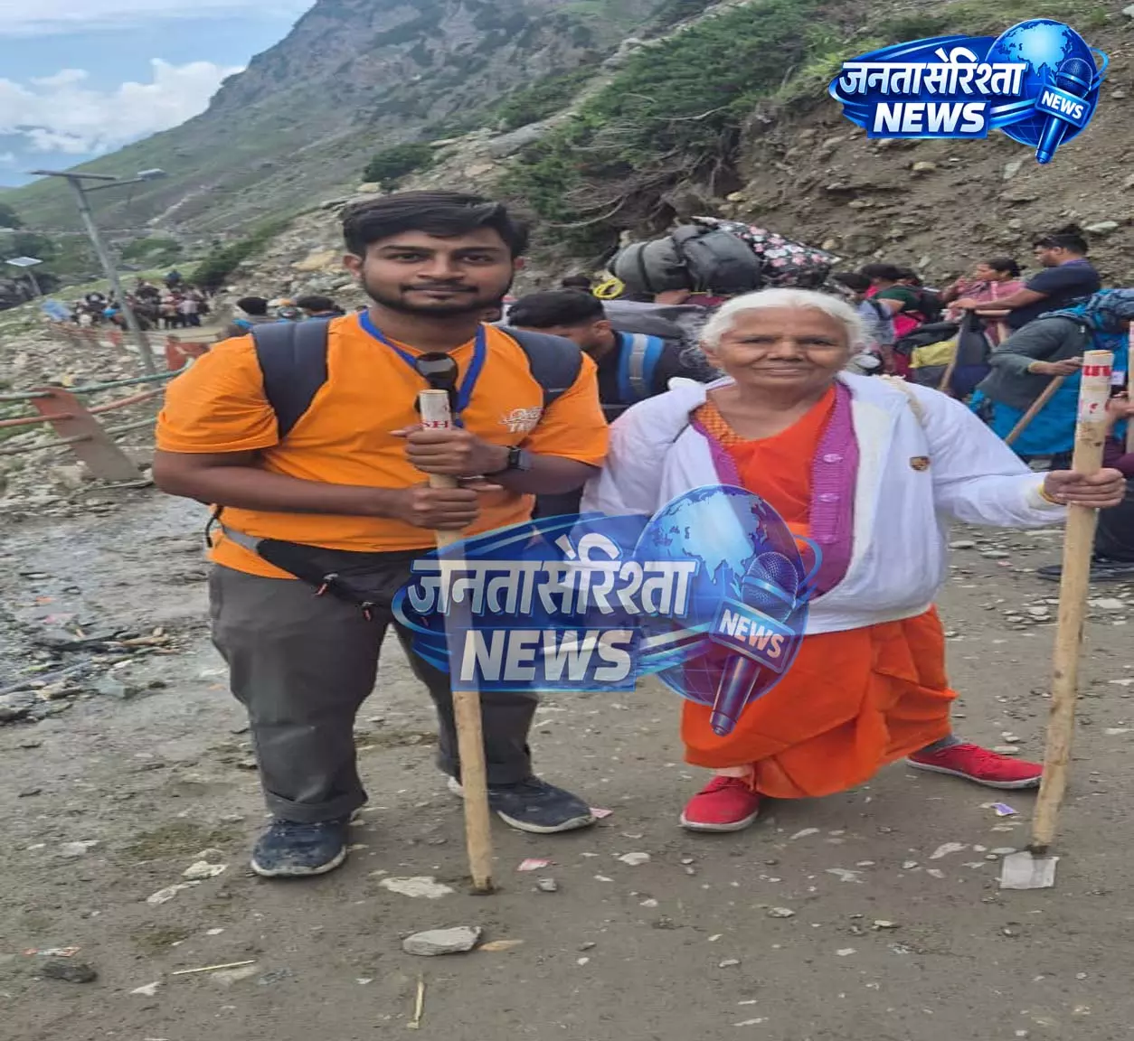अमरनाथ यात्रा में दिखा बुजुर्ग महिला का जज्बा, 70 की उम्र में अकेले कर रहीं कठिन सफर अमरनाथ यात्रा में दिखा बुजुर्ग महिला का जज्बा, 70 की उम्र में अकेले कर रहीं कठिन सफर