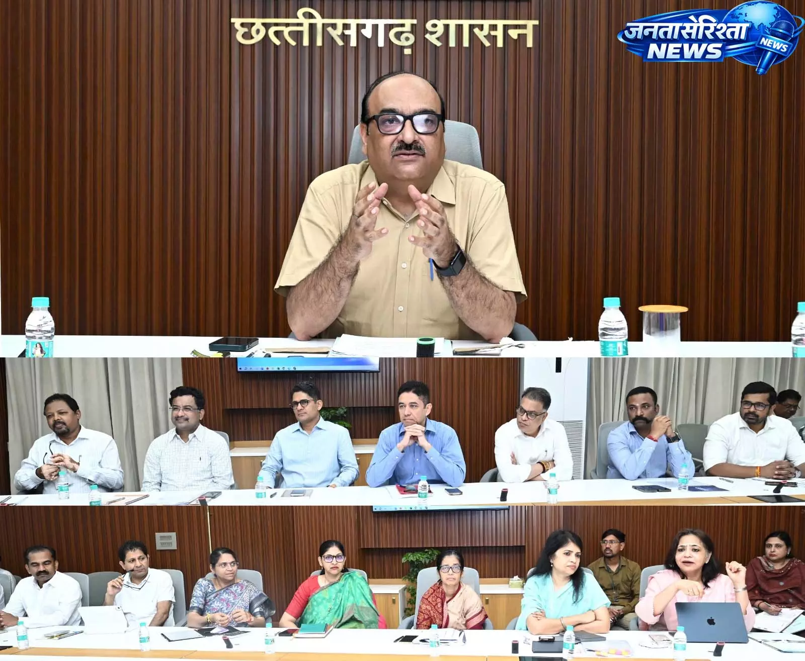 मुख्य सचिव ने सचिवों की ली उच्च स्तरीय बैठक मुख्य सचिव ने सचिवों की ली उच्च स्तरीय बैठक