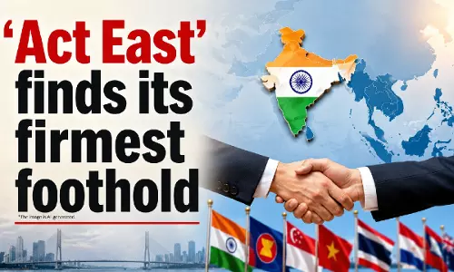 एक्ट ईस्ट ने अपनी सबसे मजबूत पकड़ बना ली
