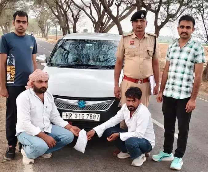 Sirsa: सिरसा में नशा तस्करी पर प्रहार, राजस्थान के दो आरोपी गिरफ्तार