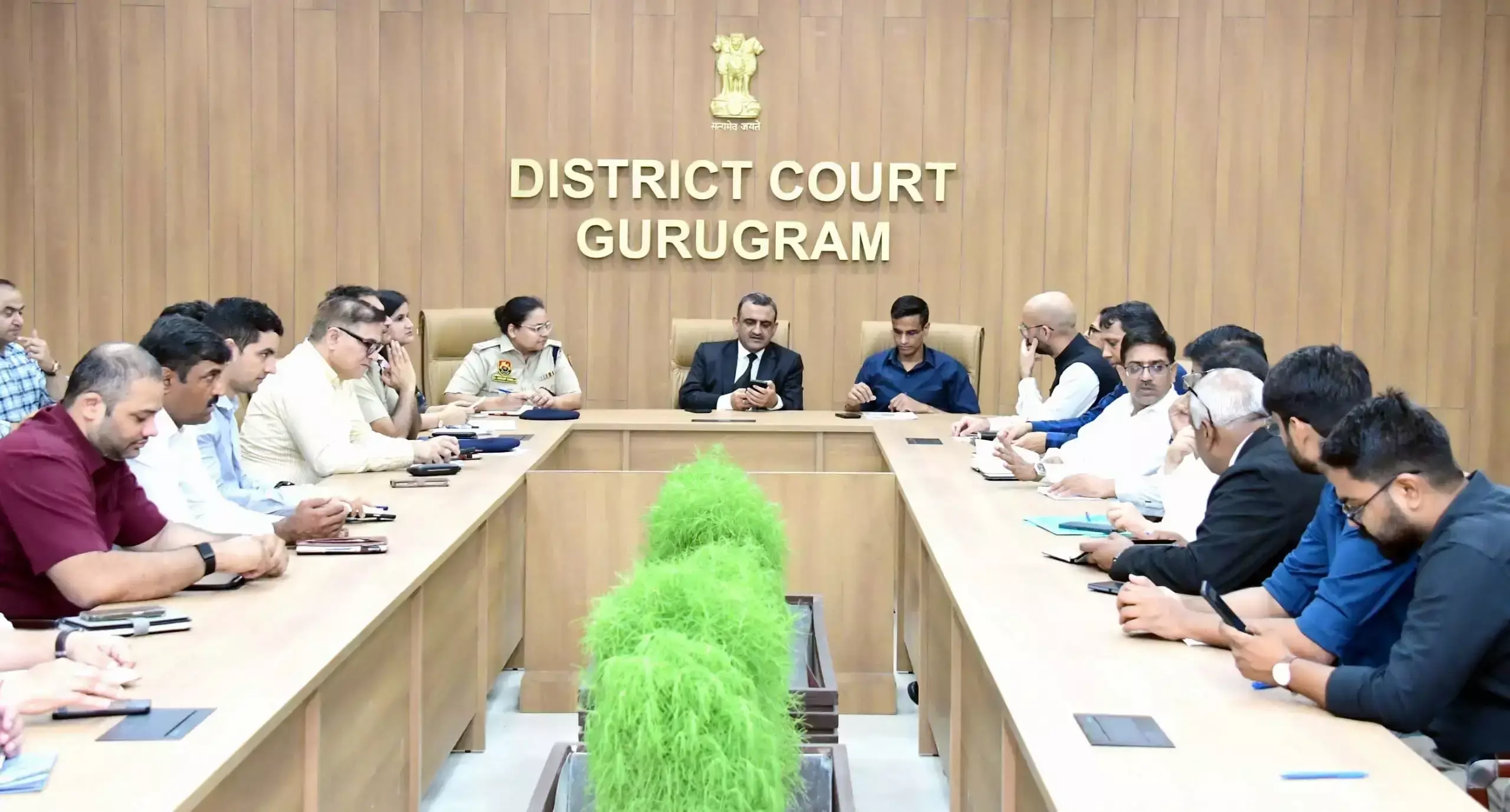 Gurugram: अंतिम चरण में पहुंचीं टावर ऑफ जस्टिस के लोकार्पण की तैयारियां Gurugram: अंतिम चरण में पहुंचीं टावर ऑफ जस्टिस के लोकार्पण की तैयारियां