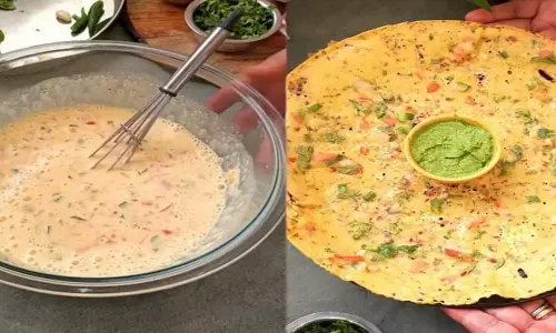 सुबह के breakfast. के लिए परफेक्ट है इंस्टेंट बेसन डोसा सुबह के breakfast. के लिए परफेक्ट है इंस्टेंट बेसन डोसा